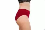 Pinke Welle Menstruatie Slipje Bikini Rood - Medium - 100 dagen omruilbeleid en lichte menstruatie (S)