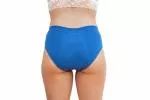 Pinke Welle Menstruatie Slipje Bikini Blauw - Medium Blauw - htr. en lichte menstruatie (S)