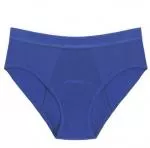 Pinke Welle Menstruatie Slipje Bikini Blauw - Medium Blauw - htr. en lichte menstruatie (S)