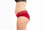 Pinke Welle Menstruatie Slipje Zee Rood - Zware Menstruatie (XL)