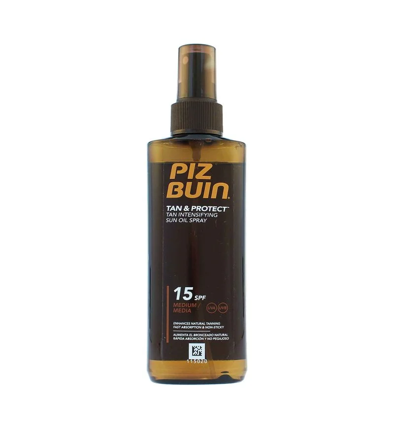 Tan & Protect beschermende olie die het bruinen versnelt SPF 15 150 ml