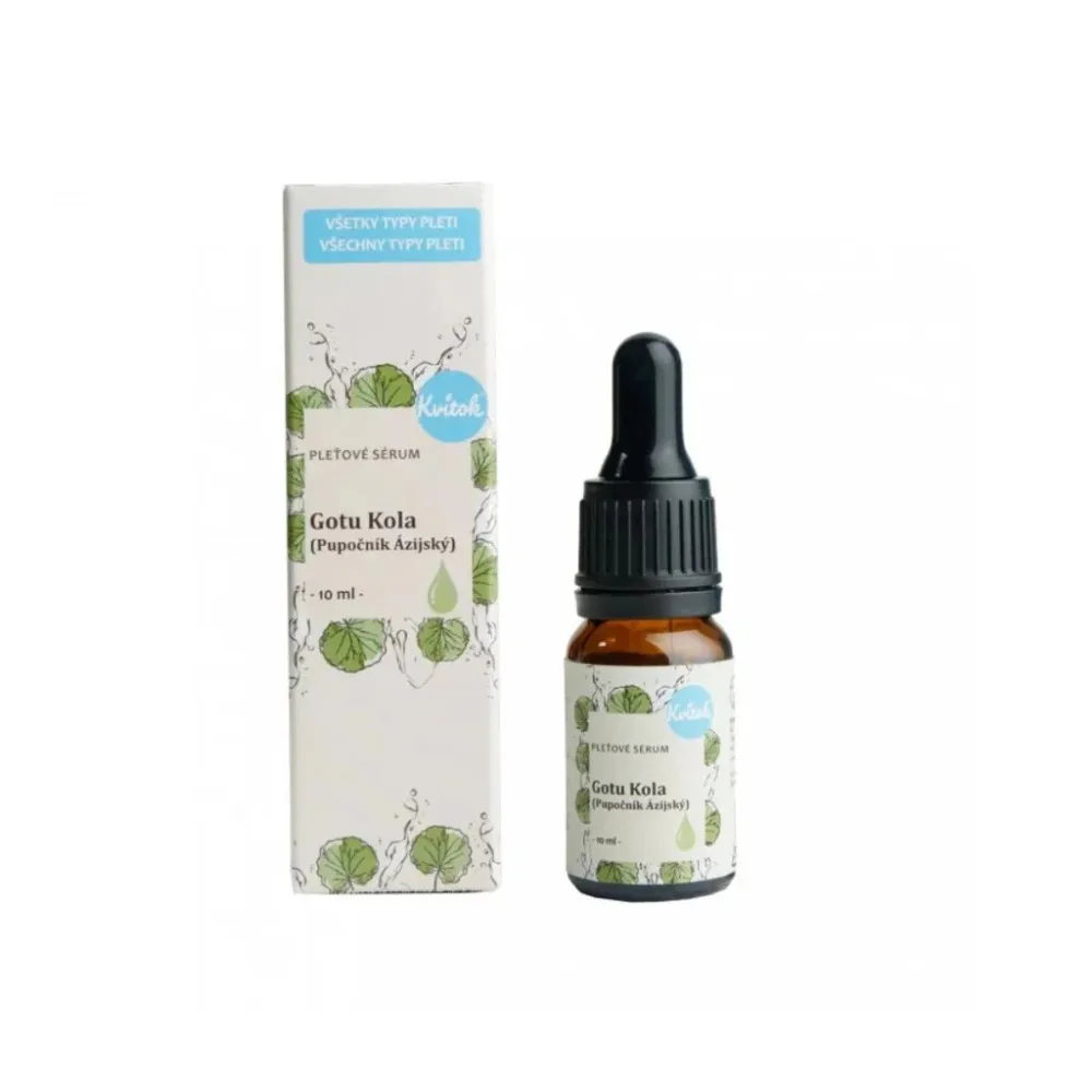 Kvitok Gezichtsserum - Gotu Kola (Aziatische navelstreng) 10ml