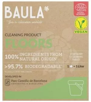 Baula Vloeren - tablet per 1 l schoonmaakmiddel.