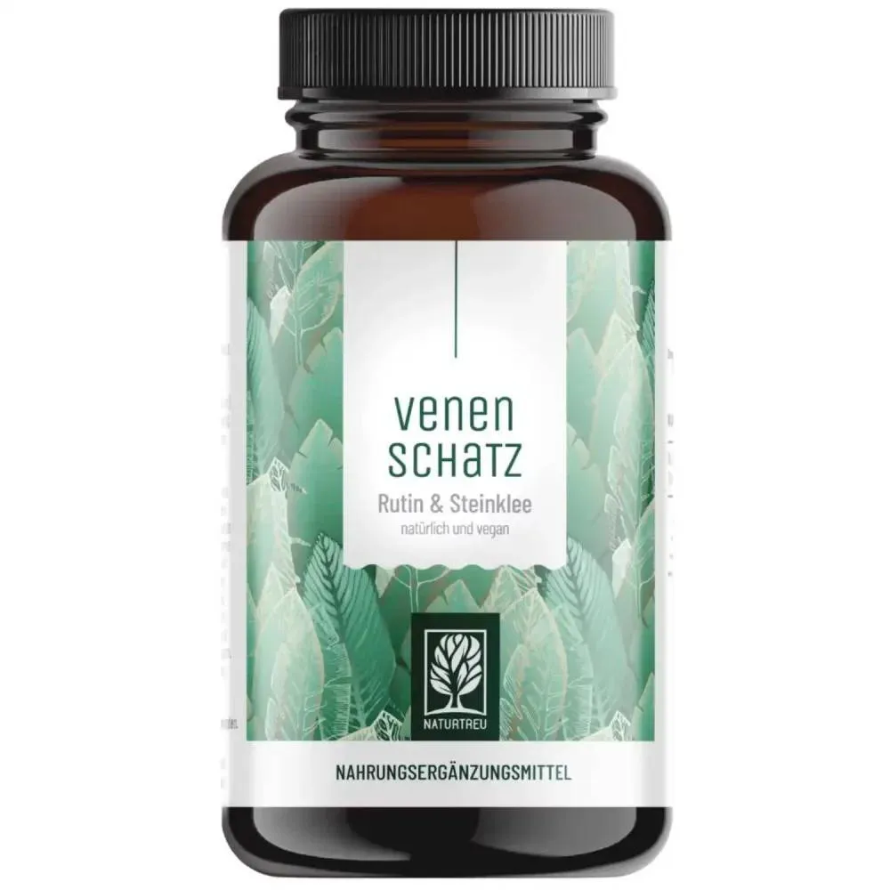 Naturtreu Treasure for aders - rutine & smeerwortel, 120 capsules