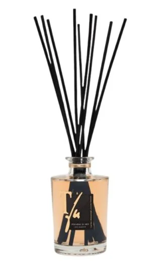 POLVERE D'IRIS STICKS 250 ML HUISPARFUM - TFU (10 zwarte bamboestokjes van 30 cm inbegrepen)