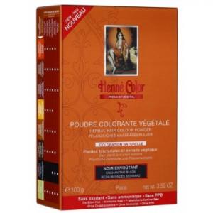 Poedervormige plantaardige haarverf Premium 100g Zwart