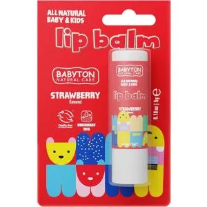Babyton Natuurlijke lippenbalsem Aardbei 5 g