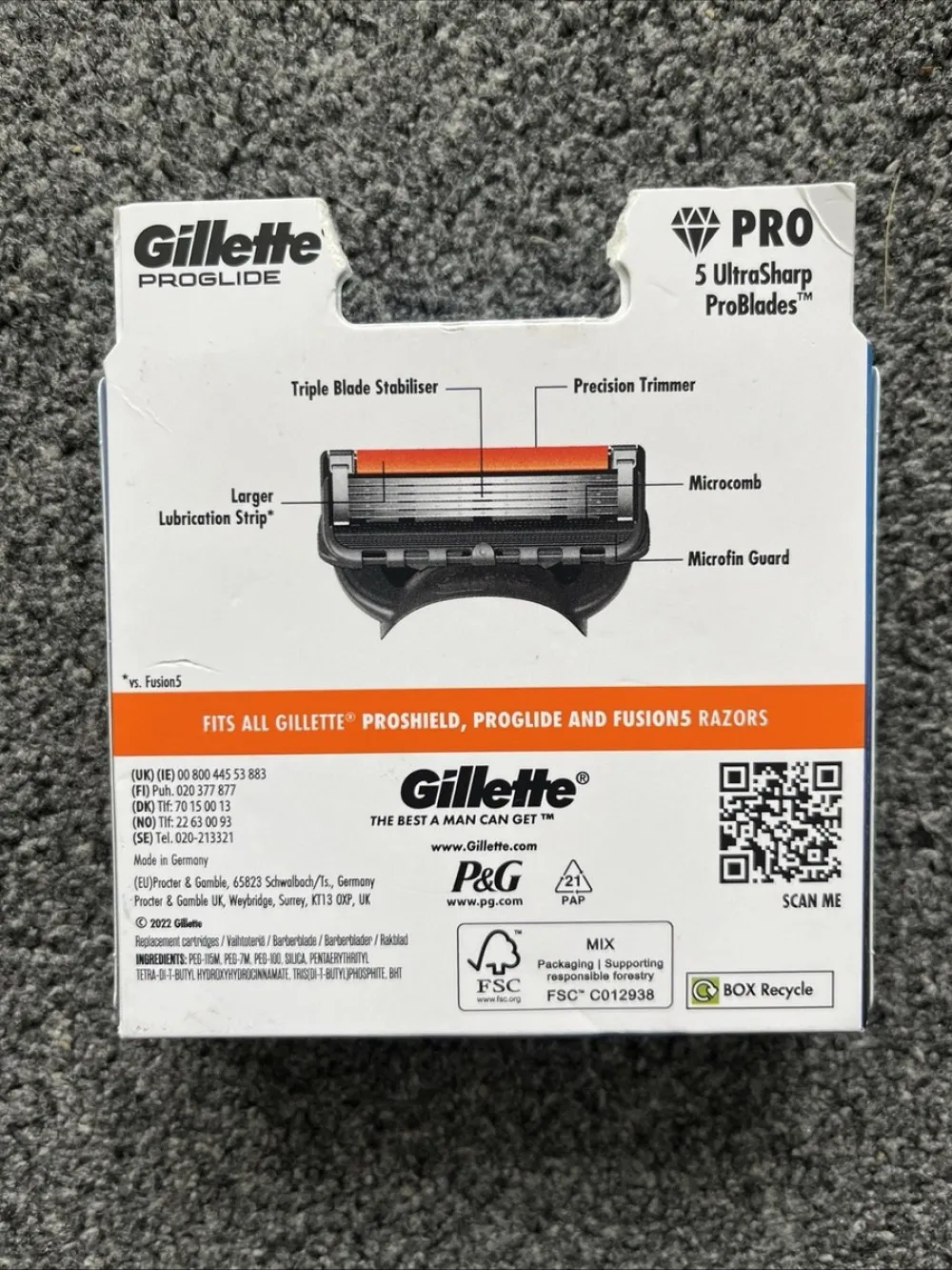 ProGlide navulmesjes 8 stuks voor mannen