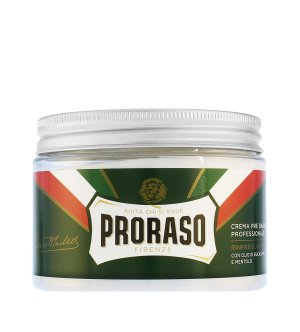 Groene pre-shavecrème