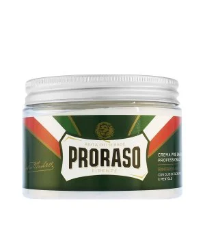 PRORASO Groene pre-shavecrème