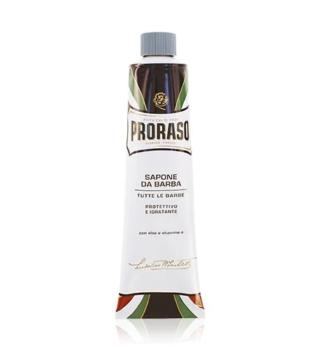 Blue scheerzeep met hydraterende werking in een tube 150 ml