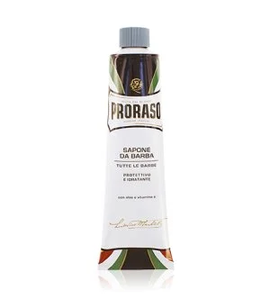 PRORASO Blue scheerzeep met hydraterende werking in een tube