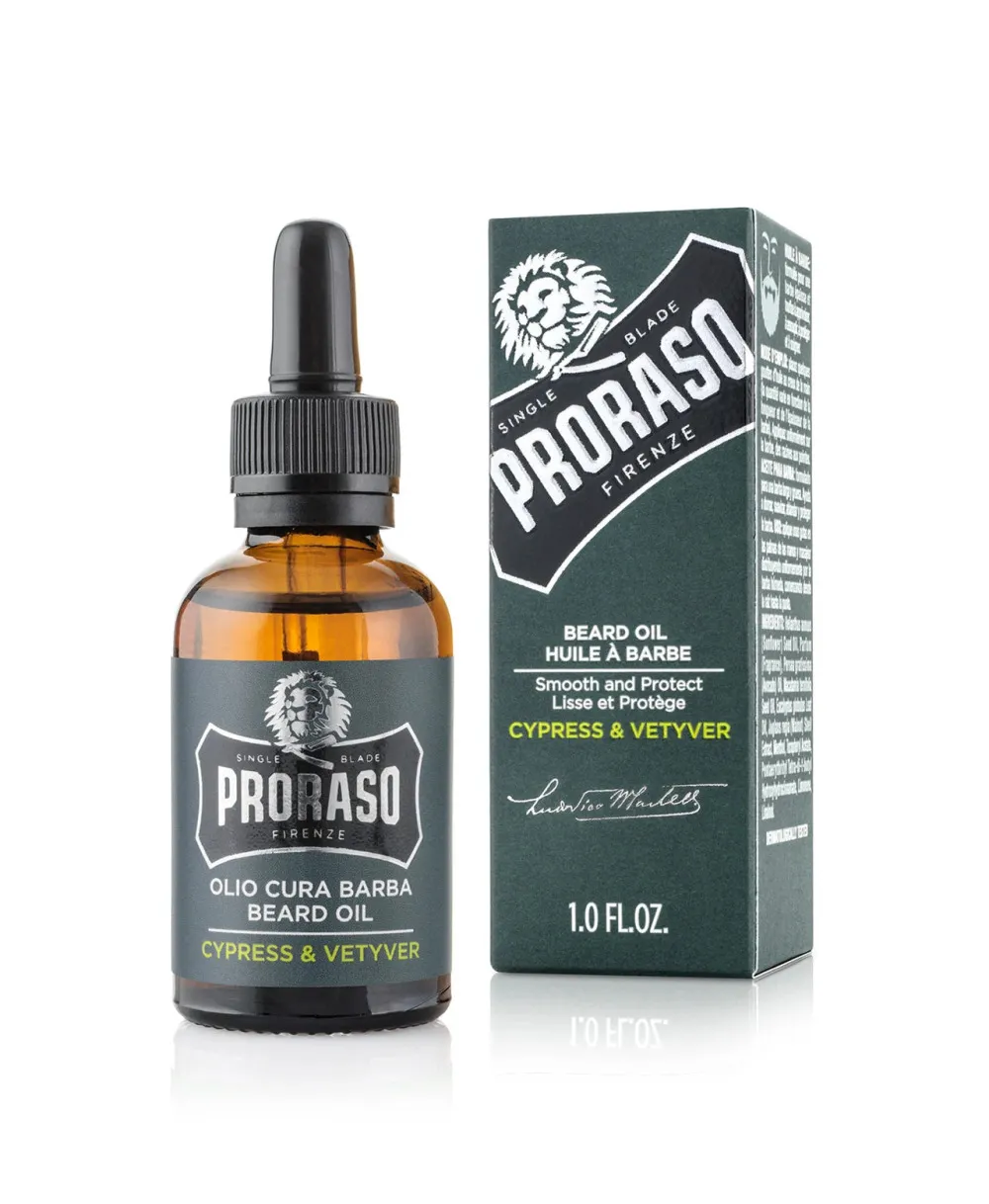 Cypress & Vetyver baardolie 30 ml
