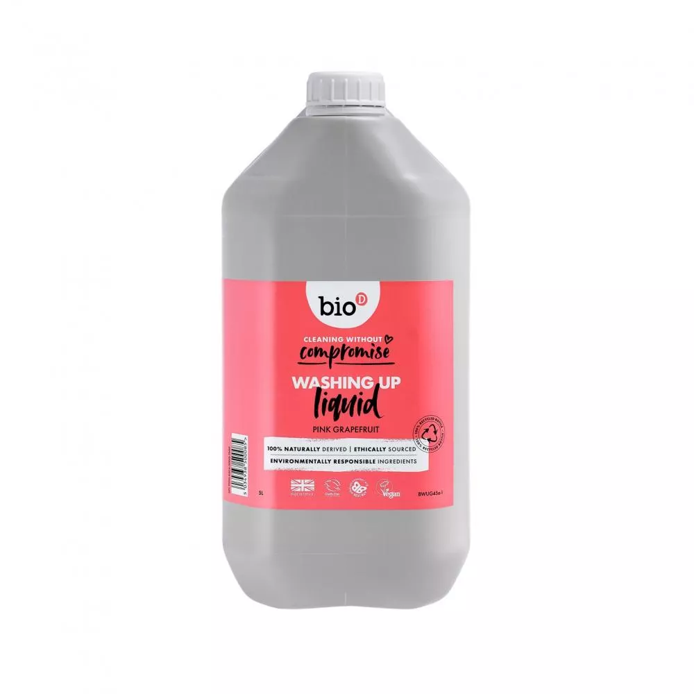 Bio-D Afwasmiddel met grapefruitgeur hypoallergeen - bus (5 L)
