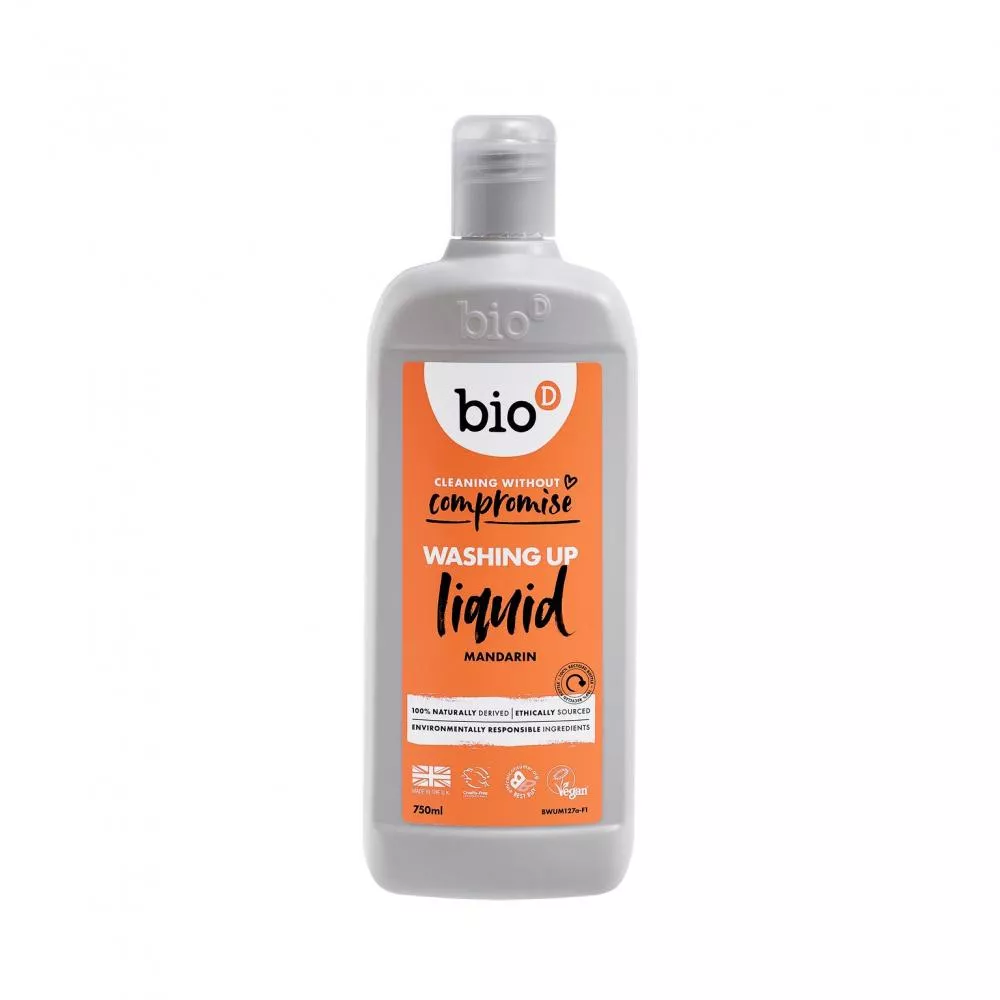 Bio-D Afwasmiddel met mandarijngeur hypoallergeen (750 ml)