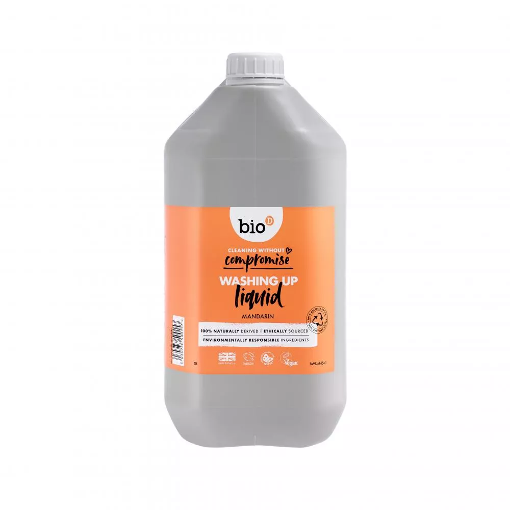 Bio-D Vaatwasmiddel met mandarijngeur hypoallergeen - bus (5 L)