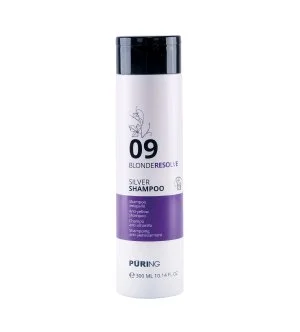 PURING 09 BlondeResolve Silver Shampoo neutraliserende shampoo voor blond, grijs en geblondeerd haar