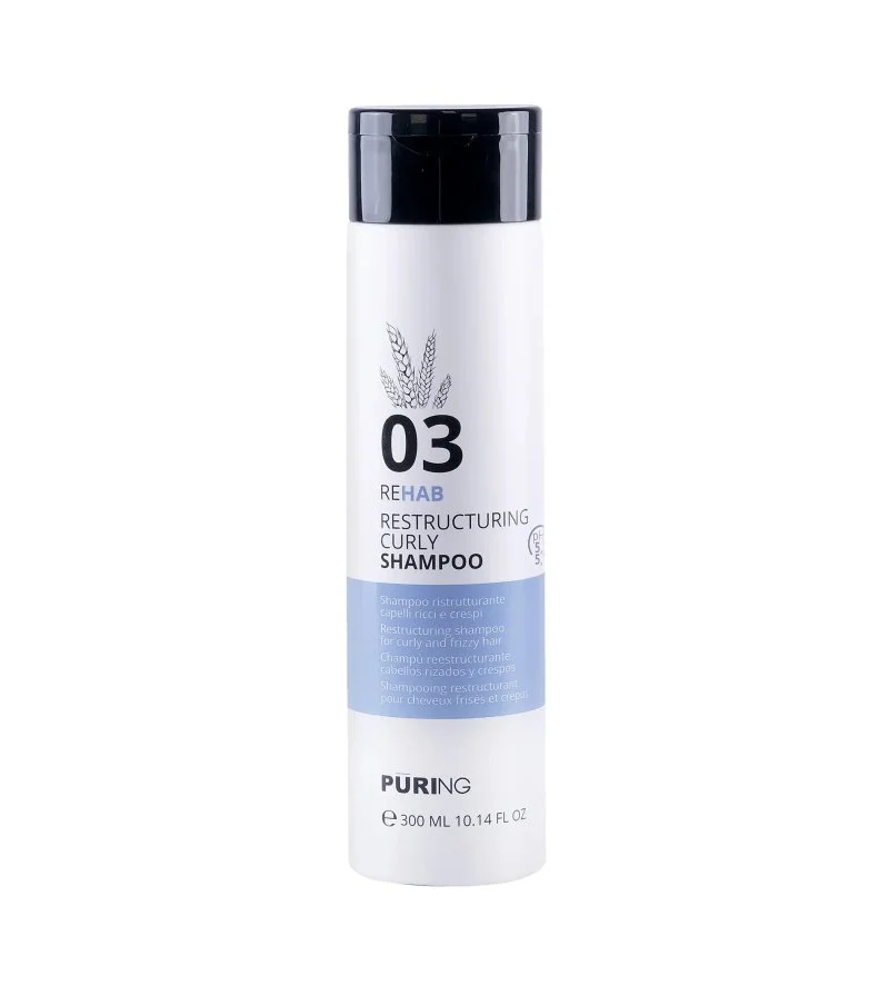 03 Rehab Restructuring Curly Shampoo herstructurerende shampoo voor krullend en pluizig haar 300 ml