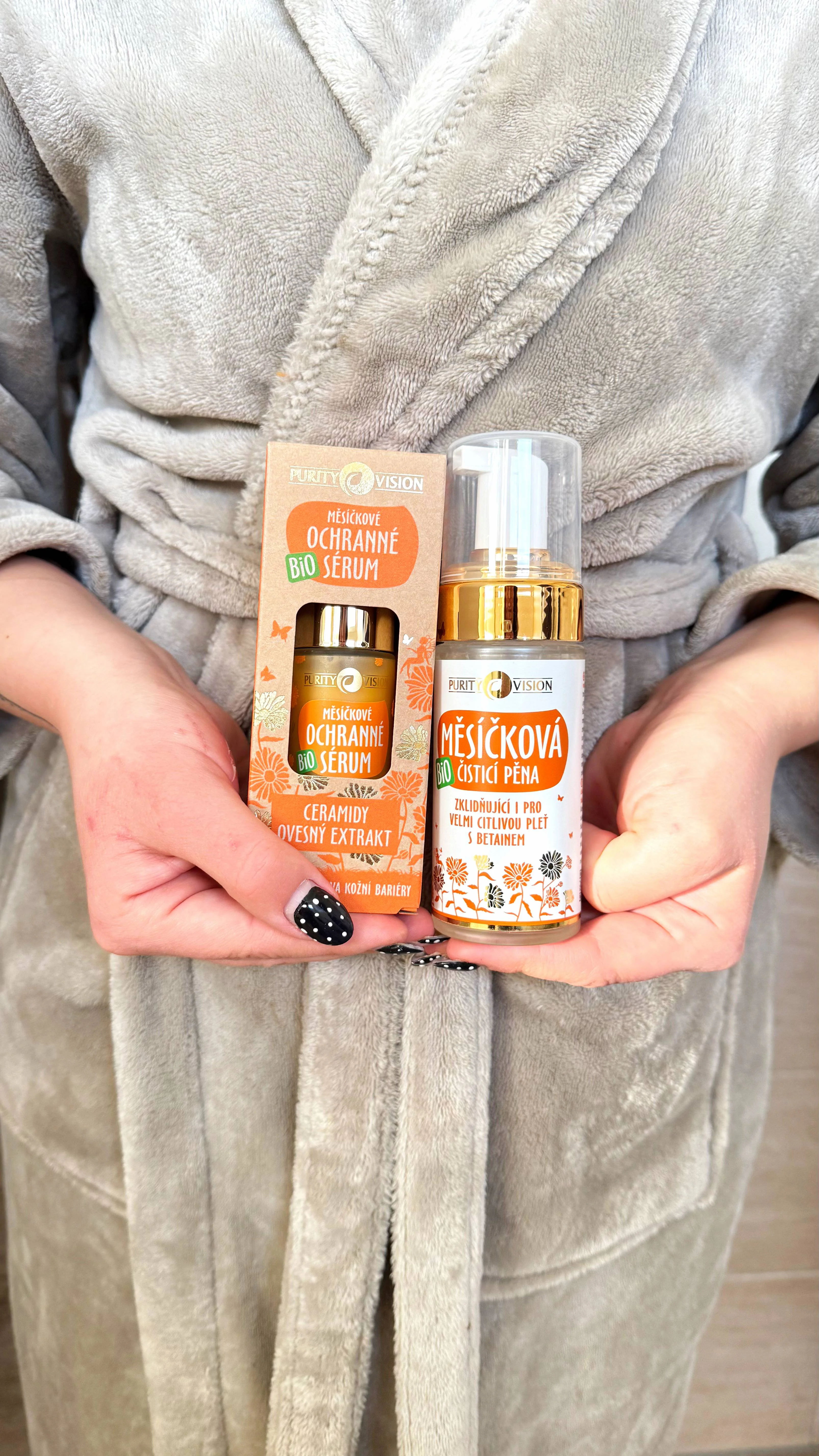 Purity Vision Calendula reinigingsschuim (90 ml) - ook voor de zeer gevoelige huid
