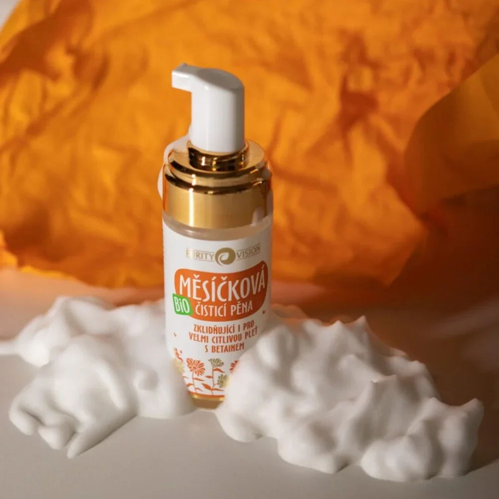 Purity Vision Calendula reinigingsschuim (90 ml) - ook voor de zeer gevoelige huid