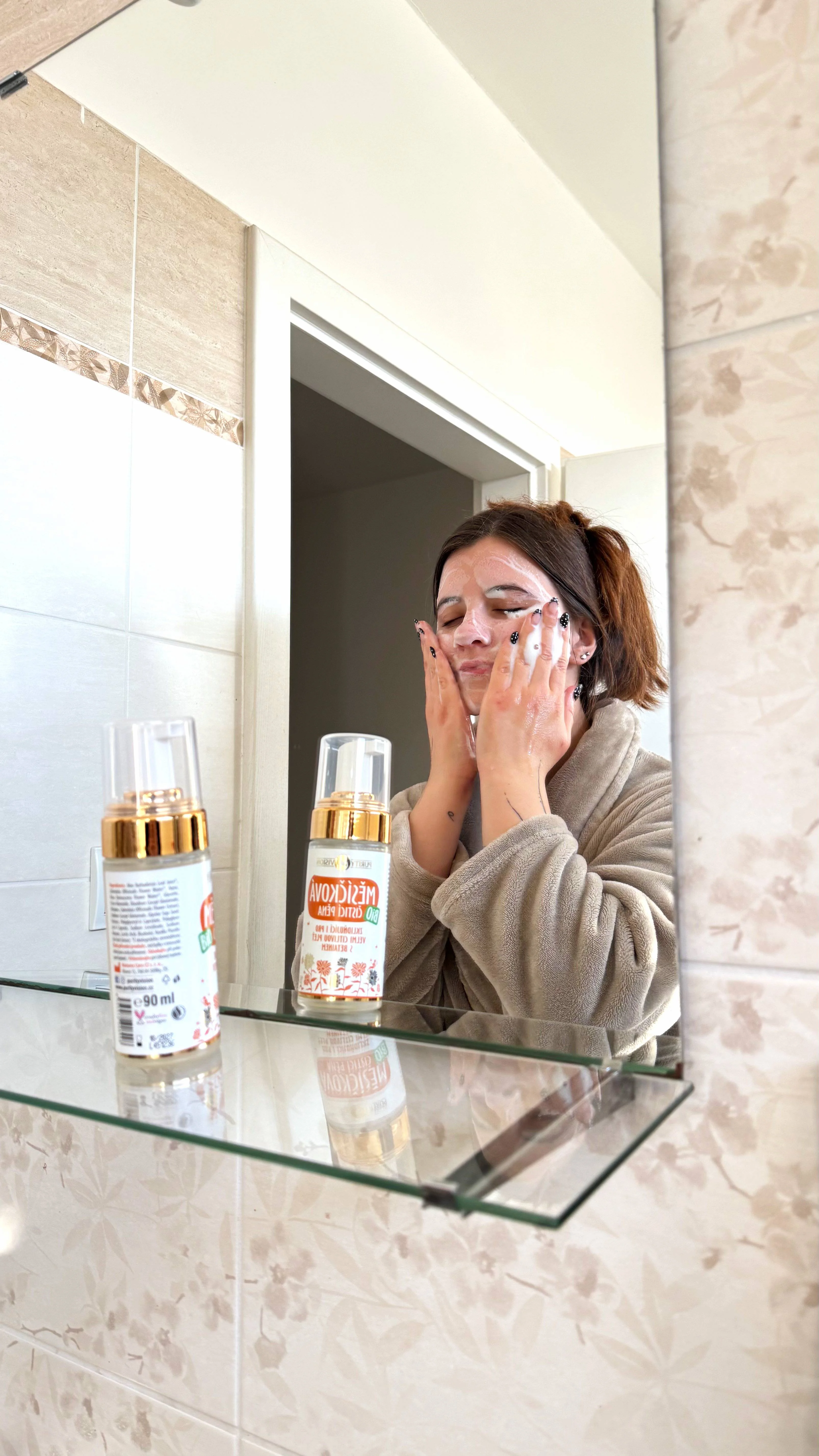 Purity Vision Calendula reinigingsschuim (90 ml) - ook voor de zeer gevoelige huid