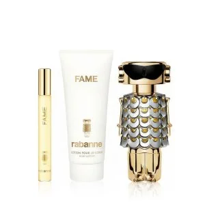 Paco Rabanne Fame eau de parfum voor dames 80 ml + EDP mini 10 ml + bodylotion