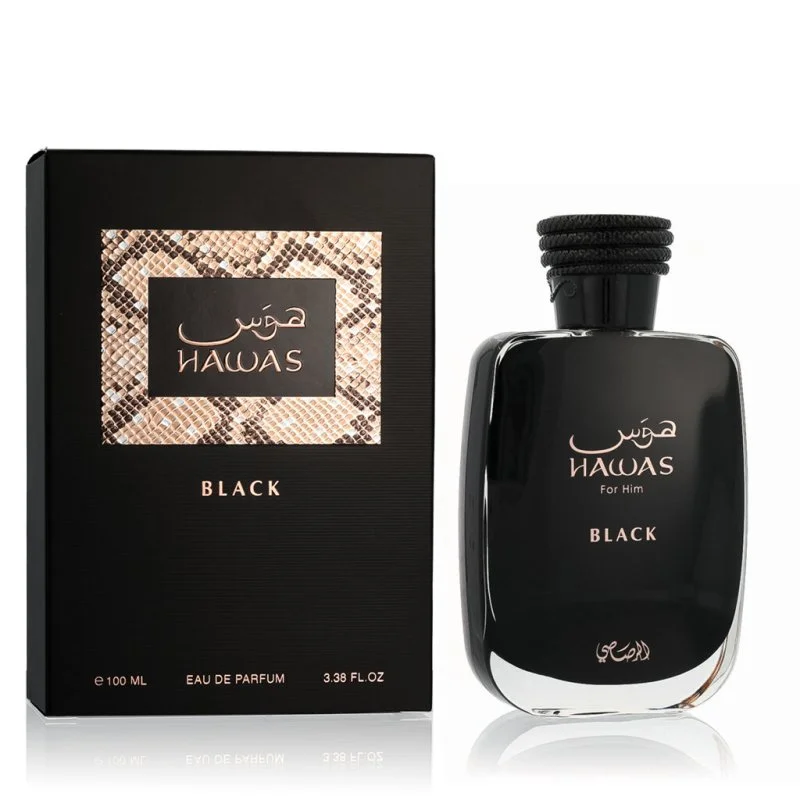 Hawas Black Eau de Parfum voor heren 100 ml