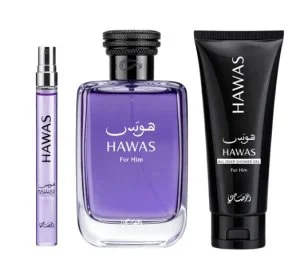 Rasasi Hawas Men M 100 ml + EDP 10 ml + douchegel eau de parfum