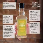 3-in-1 Tea Tree shampoo-conditioner-douchegel shampoo voor mannen 3-in-1 voor mannen 350 ml