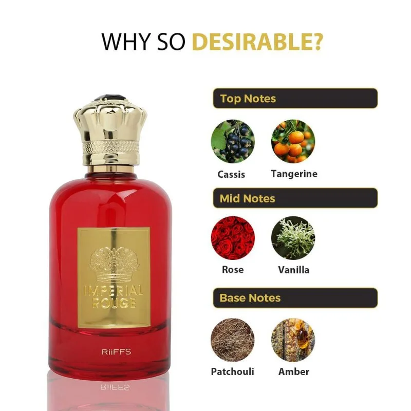 Imperial Rouge Eau de Parfum voor Dames 100 ml
