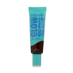 Rimmel Kind & Free Glow It Up Hydraterende Skin Tint (605 Deep Chocolate)
