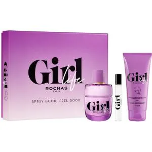 Rochas Girl Life EDP 75 ml + EDP MINI 7,5 ml + lichaamsbalsem 100 ml W
