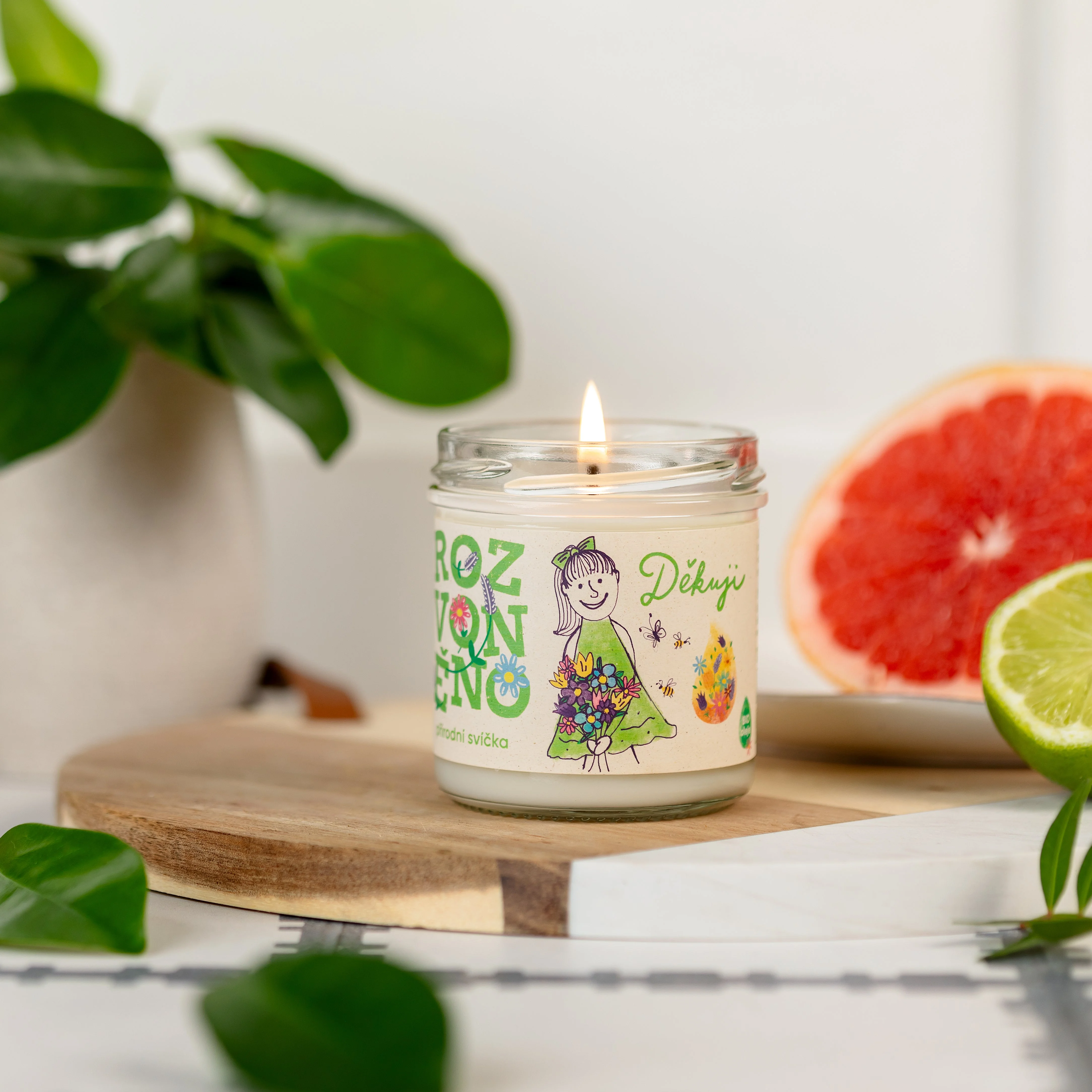 Rozvoněno Geurkaars - Dank je wel (130 ml) - met grapefruit, limoen en bergamot