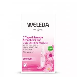 Weleda Rose gezichtsolie in ampullen - 7 dagen gladmakende behandeling 7st 6ml