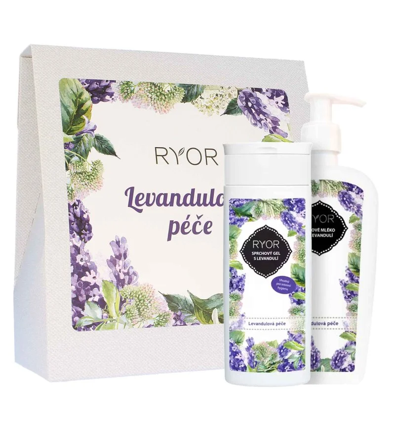 Lavender geschenkset douchegel 200 ml + bodylotion