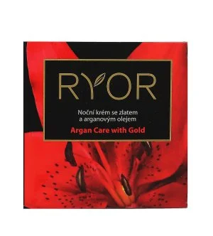 RYOR Argan Care with Gold nachtcrème met goud en arganolie