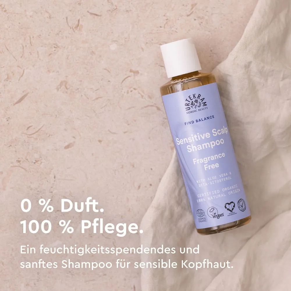 Urtekram Shampoo zonder parfum 250ml BIO, VEG