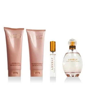 Sarah Jessica Parker Lovely 100 ml + EDP 15 ml + SG 200 ml + BL eau de parfum voor dames