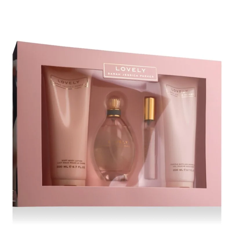 Lovely 100 ml + EDP 15 ml + SG 200 ml + BL eau de parfum voor dames