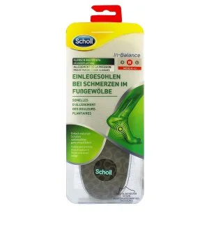 Scholl In-Balance Arch Pain Relief Insole Medium inlegzolen 1 st.
