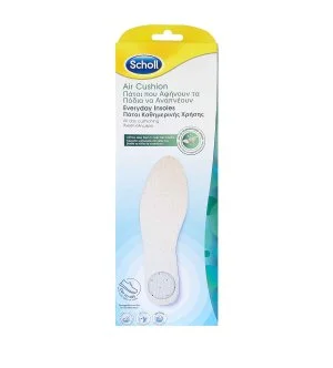 Scholl Air Cushion Everyday Insoles inlegzolen met airflow-latexschuim 1 paar