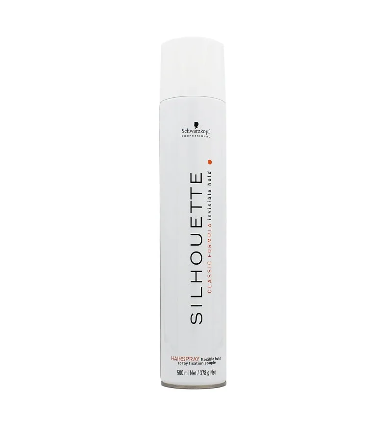 Silhouette Flexible Hold Spray haarspray voor glans en flexibele fixatie 500 ml
