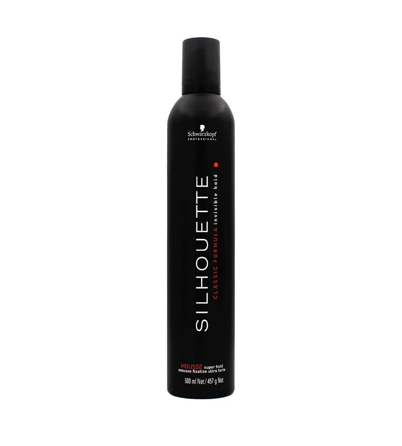 Silhouette Super Hold Foam haarmousse voor volume en vitaliteit met sterke fixatie 500 ml