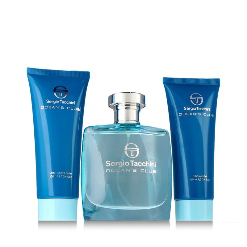 Ocean's Club eau de toilette voor heren 100 ml + aftershavebalsem 100 ml + douchegel