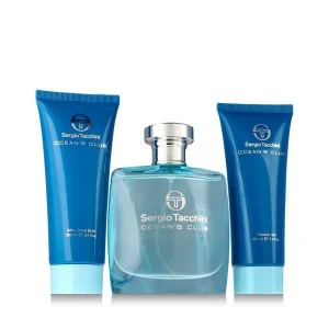 Sergio Tacchini Ocean's Club eau de toilette voor heren 100 ml + aftershavebalsem 100 ml + douchegel