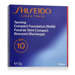 Shiseido Zonnebruinende compacte foundation SPF 10 navulling (Brons) 12 g