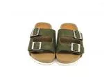 Perky Slide Fivela Baixo Rustic Green