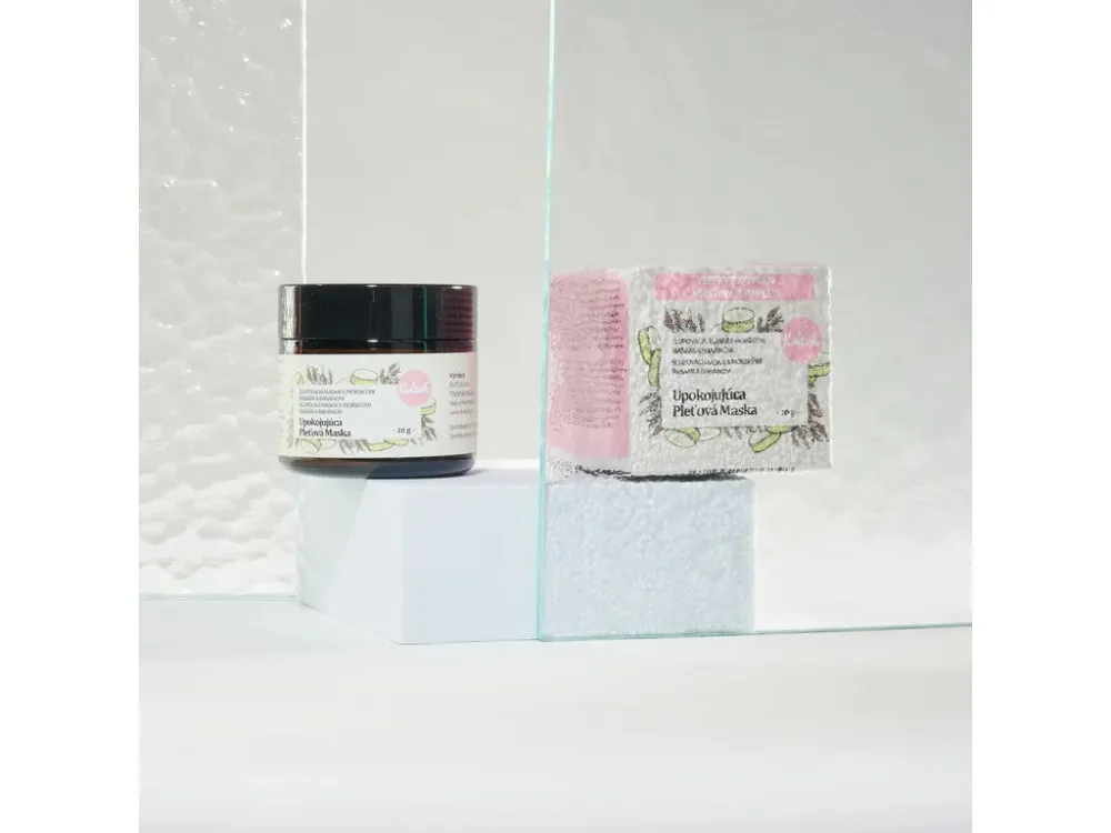 Kvitok Peelingmasker met zeewier en kurkuma - SOOTHING 20 g