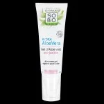 SO’BiO étic Aloë vera-gel - hypoallergeen, biologisch (125 ml) - intensieve hydratatie en kalmering van de huid