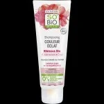 SO’BiO étic Shampoo voor gekleurd en gehighlight haar met biologische hibiscus (250 ml) - houdt de kleur stralend